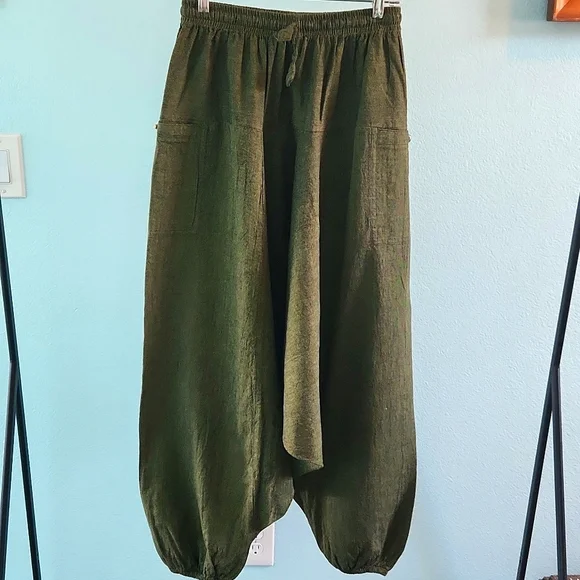 Nepalese Yoga Harem Pants - Picture 2 of 8